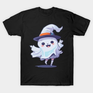 Witchy Ghost is Dabbing T-Shirt